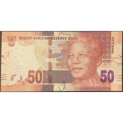 ЮАР 50 рэнд 2013-2016 года (SOUTH AFRICA 50 rand 2013-2016) P 140a : UNC
