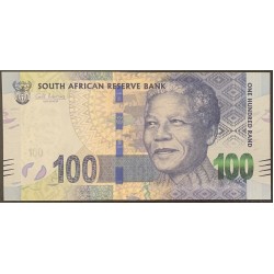 ЮАР 100 рэнд 2013-2016 года (SOUTH AFRICA 100 rand 2013-2016) P 141a : UNC