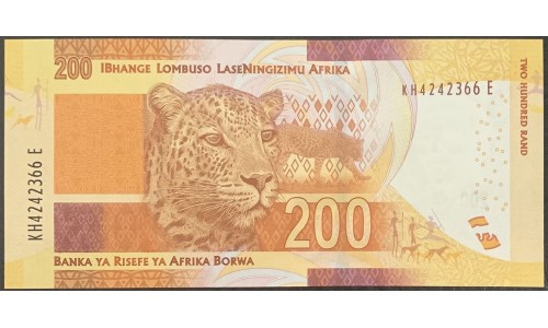 ЮАР 200 рэнд 2013-2016 года (SOUTH AFRICA 200 rand 2013-2016) P 142a : UNC