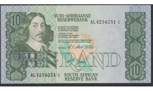 ЮАР 10 рэнд  1978 - 93 года (SOUTH AFRICA 10 rand 1978 - 93) P120e: UNC