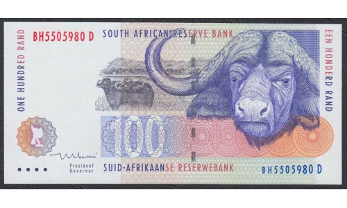 ЮАР 100 рэнд  1994 года (SOUTH AFRICA 100 rand 1994) P126b: UNC