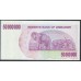 Зимбабве 50 миллионов долларов 2008 год (ZIMBABWE 50 million dollars 2008) P 57: UNC