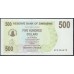 Зимбабве 500 долларов 2006 год (ZIMBABWE 500 dollars  2006) P 43: UNC