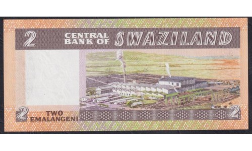 Свазиленд 2 эмалангени ND (1983 - 84 г.) (SWAZILAND 2 emalangeni ND (1983 - 84) P 8a: UNC