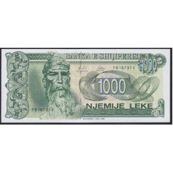 Албания 1000 лекё 1995 года  (Albania 1000 Lekё  1995) P 61b: UNC