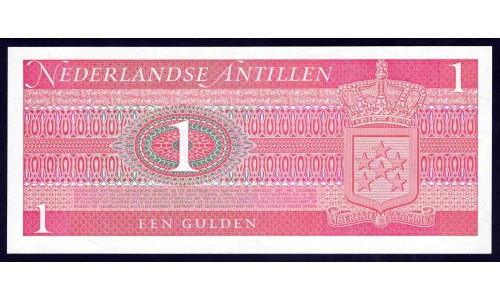 Нидерландские Антильские Острова 1 гульден 1970 (NETHERLANDS ANTILLES 1 Gulden 1970) P 20a : UNC