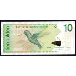 Нидерландские Антильские Острова 10 гульден 2003 г. (NETHERLANDS ANTILLES 10 Gulden 2003) P28с:Unc