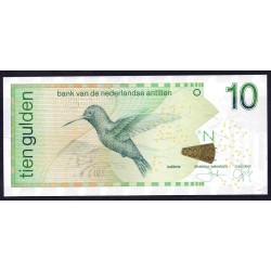 Нидерландские Антильские Острова 10 гульден 2011 г. (NETHERLANDS ANTILLES 10 Gulden 2011) P28е:Unc
