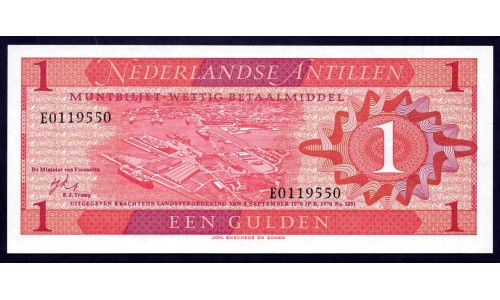 Нидерландские Антильские Острова 1 гульден 1970 (NETHERLANDS ANTILLES 1 Gulden 1970) P 20a : UNC