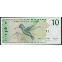 Нидерландские Антильские Острова 10 гульден 1986 (NETHERLANDS ANTILLES 10 Gulden 1986) P 23а : UNC