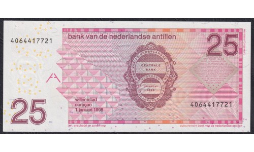 Нидерландские Антильские Острова 25 гульден 1998 (NETHERLANDS ANTILLES  25 Gulden 1998) P 29а : UNC