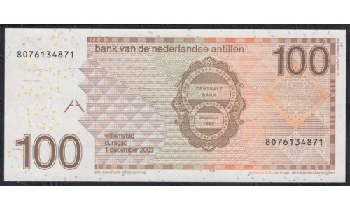 Нидерландские Антильские Острова 100 гульден 2003 (NETHERLANDS ANTILLES 100 Gulden 2003) P 31c: UNC