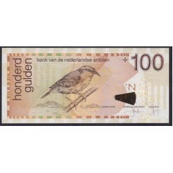 Нидерландские Антильские Острова 100 гульден 2006 год, РЕДКОСТЬ (NETHERLANDS ANTILLES 100 Gulden 2006, RARE) P 31d: UNC