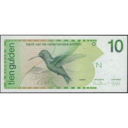 Нидерландские Антильские Острова 10 гульден 1986 (NETHERLANDS ANTILLES 10 Gulden 1986) P 23а : UNC