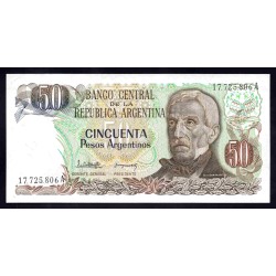 Аргентина 50 песо (1983-1985) (ARGENTINA 50 pesos (1983-1985)) P 314a(1) : UNC