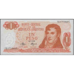 Аргентина 1 песо (1970-1973) (ARGENTINA 1 peso (1970-1973)) P 287(3) : UNC-