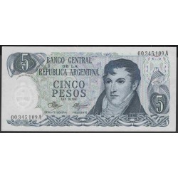Аргентина 5 песо (1971-1973) (ARGENTINA 5 pesos (1971-1973)) P 288 : UNC