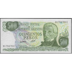 Аргентина 500 песо (1977-1982) (ARGENTINA 500 pesos (1977-1982)) P 303b(2) series C : UNC