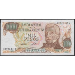 Аргентина 1000 песо (1976-1983) (ARGENTINA 1000 pesos (1976-1983)) P 304c(1) series G : UNC