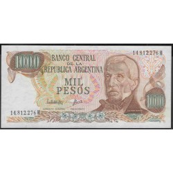 Аргентина 1000 песо (1976-1983) (ARGENTINA 1000 pesos (1976-1983)) P 304c(2) series H : UNC