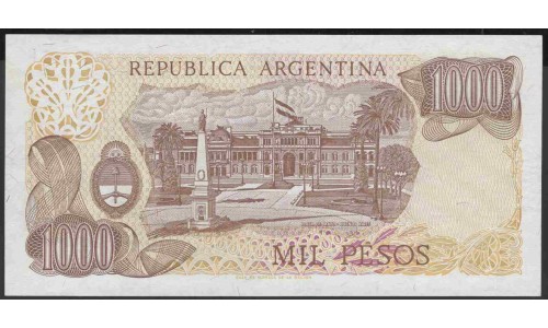Аргентина 1000 песо (1976-1983) (ARGENTINA 1000 pesos (1976-1983)) P 304d(1) series I : UNC