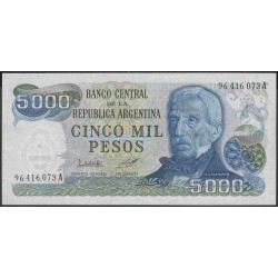 Аргентина 5000 песо (1977-1983) (ARGENTINA 5000 pesos (1977-1983)) P 305a(2) : UNC
