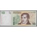Аргентина 10 песо (1998-2003) (ARGENTINA 10 peso (1998-2003)) P 348(2) : UNC