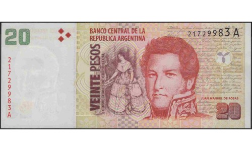 Аргентина 20 песо (1999-2003) (ARGENTINA 20 peso (1999-2003)) P 349 : UNC