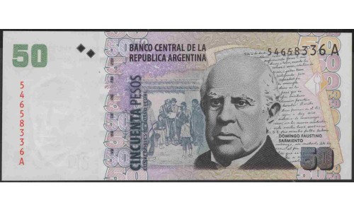 Аргентина 50 песо (1999-2003) (ARGENTINA 50 peso (1999-2003)) P 350 : UNC