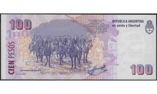 Аргентина 100 песо (1999-2002) (ARGENTINA 100 peso (1999-2002)) P 351 : UNC