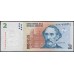 Аргентина 2 песо (2002) (ARGENTINA 2 peso (2002)) P 352(6) series L : UNC