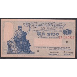 Аргентина 1 песо (1935) (ARGENTINA 1 peso (1935)) P 251(1-2) : XF/aUNC