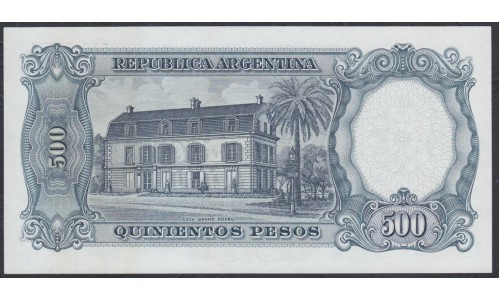 Аргентина 500 песо (1964-1969) (ARGENTINA 500 Pesos (1964-1969)) P 278(4) : UNC