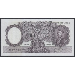 Аргентина 1000 песо (1966-1969) (ARGENTINA 1000 pesos (1966-1969)) P 279(3) : UNC