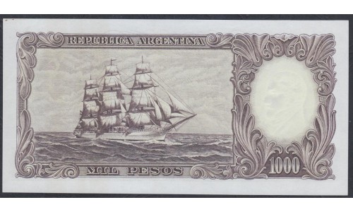Аргентина 1000 песо (1966-1969) (ARGENTINA 1000 pesos (1966-1969)) P 279(3) : UNC