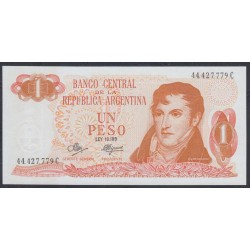 Аргентина 1 песо (1970-1973) (ARGENTINA 1 peso (1970-1973)) P 287(3) : UNC