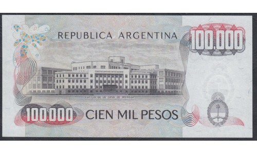 Аргентина 100000 песо (1979-1983) (ARGENTINA 100000 pesos (1979-1983)) P 308a series B : UNC