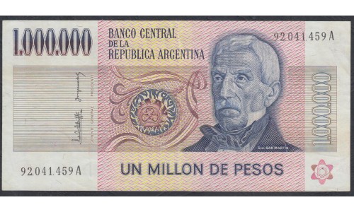 Аргентина 1000000 песо (1981-1983) (ARGENTINA 1000000 pesos (1981-1983)) P 310(3) : XF