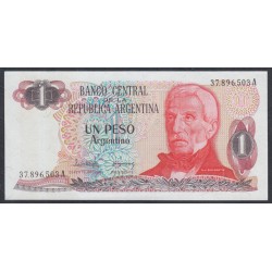 Аргентина 1 песо (1983-1984) (ARGENTINA 1 peso (1983-1984)) P 311a(1) : UNC
