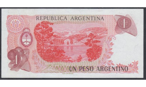 Аргентина 1 песо (1983-1984) (ARGENTINA 1 peso (1983-1984)) P 311a(1) : UNC