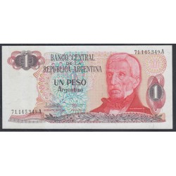 Аргентина 1 песо (1983-1984) (ARGENTINA 1 peso (1983-1984)) P 311a(2) series A : UNC