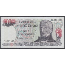 Аргентина 10 песо (1983-1984) (ARGENTINA 10 pesos (1983-1984)) P 313a(2) series A : aUNC