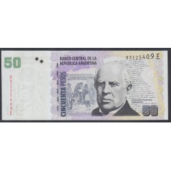 Аргентина 50 песо (2003-2015) (ARGENTINA 50 pesos (2003-2015)) P 356(5) series E : UNC