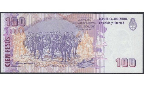 Аргентина 100 песо (2003) (ARGENTINA 100 peso (2003)) P 357a(5) series Y : UNC