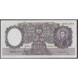 Аргентина 1000 песо (1966-1969) (ARGENTINA 1000 pesos (1966-1969)) P 279(2) : UNC