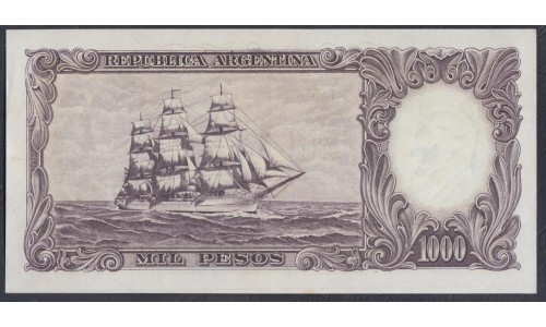 Аргентина 1000 песо (1966-1969) (ARGENTINA 1000 pesos (1966-1969)) P 279(2) : UNC