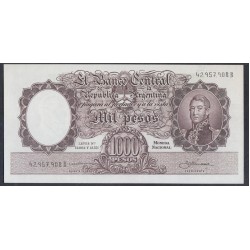 Аргентина 1000 песо (1954-1964) (ARGENTINA 1000 pesos (1954-1964)) P 274(4-1): UNC