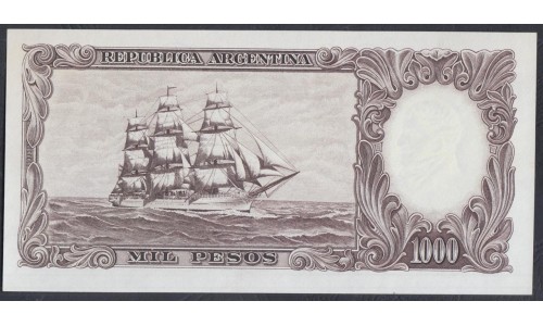 Аргентина 1000 песо (1954-1964) (ARGENTINA 1000 pesos (1954-1964)) P 274(4-1): UNC