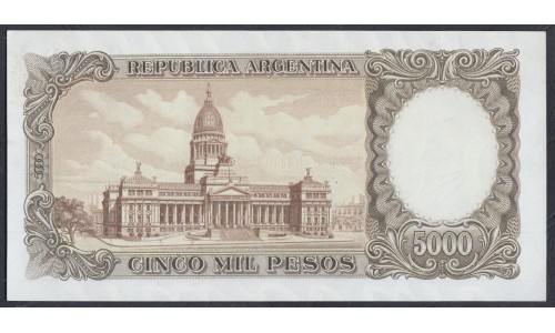 Аргентина 5000 песо (1962-1969) (ARGENTINA 5000 Pesos (1962-1969)) P 280(6): UNC