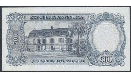 Аргентина 500 песо (1964-1969) (ARGENTINA 500 Pesos (1964-1969)) P 278(4): aUNC/UNC